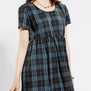 Urban Outfitters byCORPUS Plaid Babydoll Dress